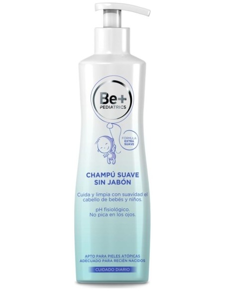 Be+ Pediatrics Champú Suave Sin Jabón, 300 Ml