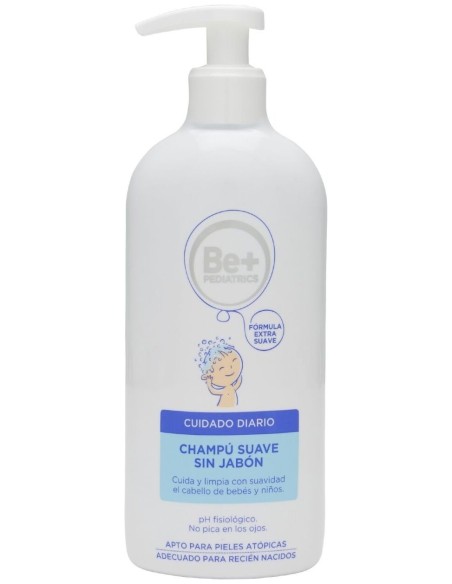 Be+ Pediatrics Champú Suave Sin Jabón, 300 Ml