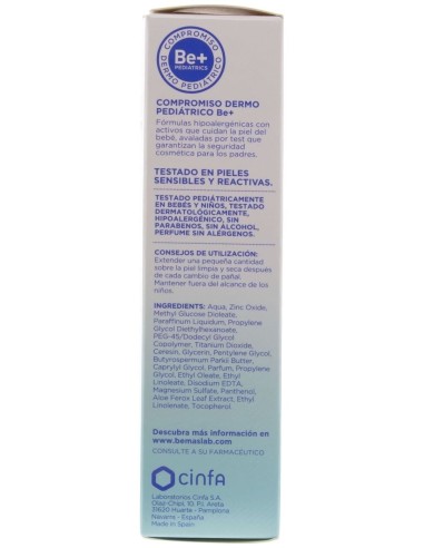 Be+ Pediatrics Pasta Al Agua Cambio De Pañal, 75 Ml