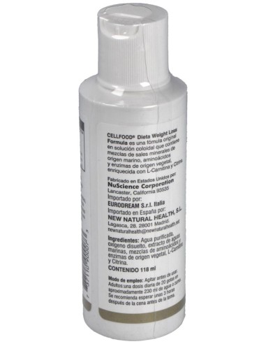 Cellfood Cellfood Dieta 118Ml