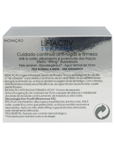 Vichy Liftactiv Supreme Crema Antiarrugas De Día Piel Normal Mixta 50Ml