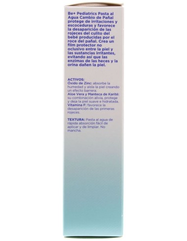 Be+ Pediatrics Pasta Al Agua Cambio De Pañal, 75 Ml