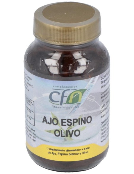 Cfn Ajo Espino Blanco Olivo 90Caps