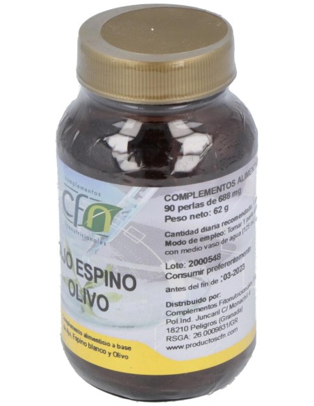 Cfn Ajo Espino Blanco Olivo 90Caps