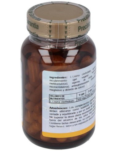 Lisina 500Mg. 60Cap.