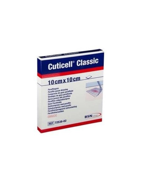 Leukoplast Cuticel Classic Gasa Parafinada 10 X 10 Cm, 5 Unidades