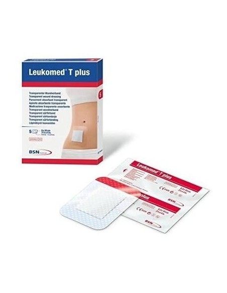 Leukomed T Plus Apósito Transparente 8Cm X 10Cm, 5 Uds