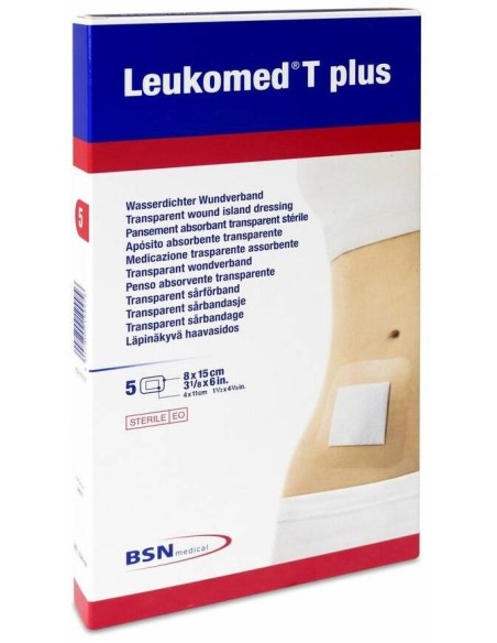 Leukoplast Leukomed T Plus 8 X 15 Cm, 5 Uds