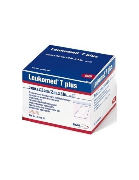 Leukomed T Plus Apósito Transparente 5 Cm X 7,2 Cm, 5 Uds