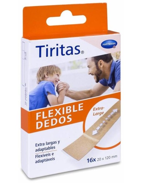 Tiritas Tela Elastic Dedos Extra Largas