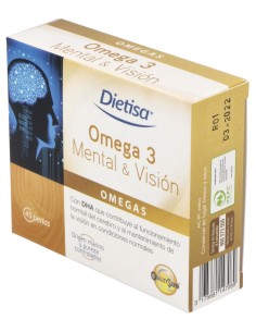 Dietisa Omega 3 Mental Y Visión 45 Perlas 2