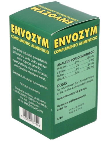 Nutribiol Envozym Enzimas Proteolíticas 100Comp.