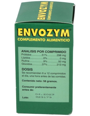 Nutribiol Envozym Enzimas Proteolíticas 100Comp.