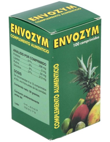 Nutribiol Envozym Enzimas Proteolíticas 100Comp.
