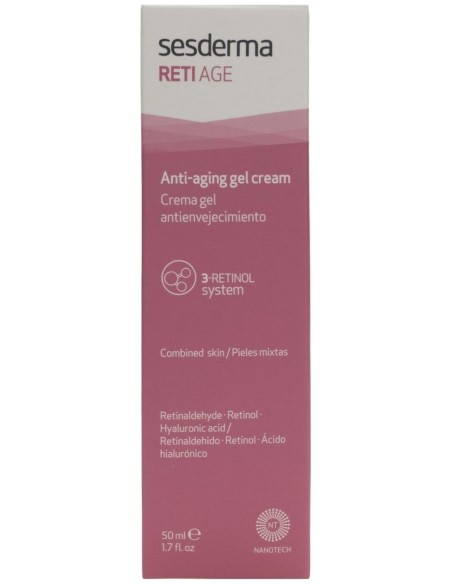 Sesderma Retiage Crema Gel Antienvejecimiento, 50 Ml
