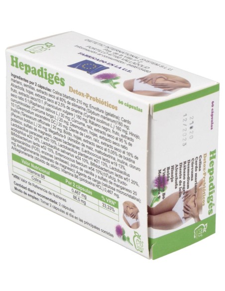 Dis Hepadiges 500Mg 60Caps