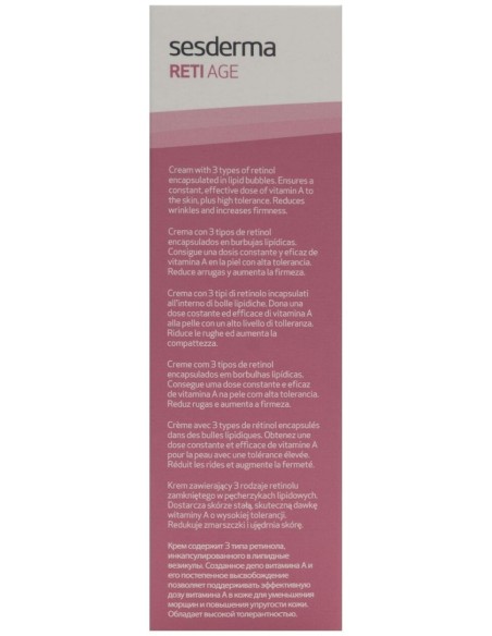 Sesderma Retiage Crema Gel Antienvejecimiento, 50 Ml