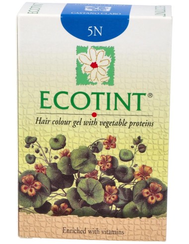Ecotint Tinte Cabello 5N Castaño Claro 130Ml
