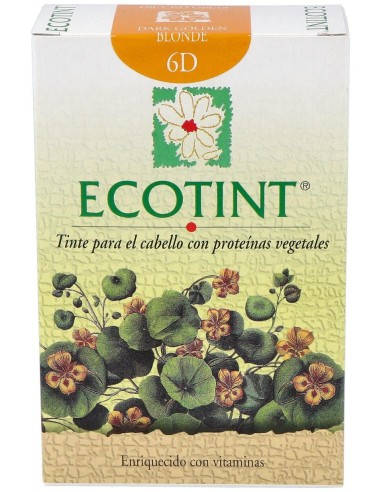 Ecotint Tinte Cabello 6D Rubio Oscuro Dorado 130Ml