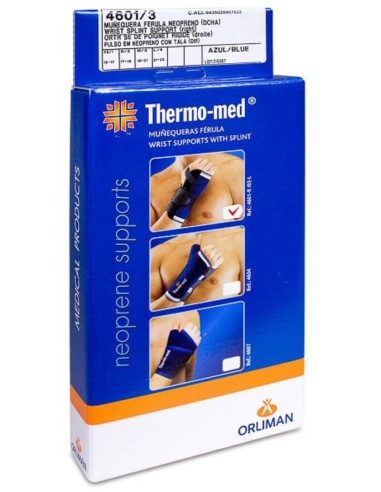Orliman Muñequera Férula Neopreno Derecha 4601 Talla 3, 1 Unidad