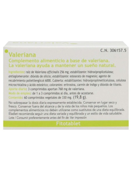 Fitotablet Valeriana 60Comp.