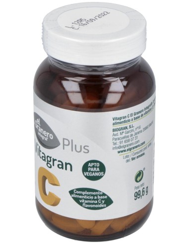 Vitagran C (Vit.C Forte + Bioflav.750Mg.) 120Comp.