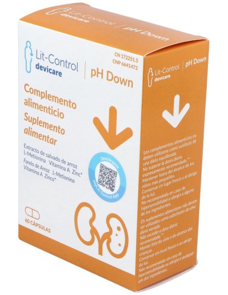 Lit Control Ph Down, 60 Cápsulas