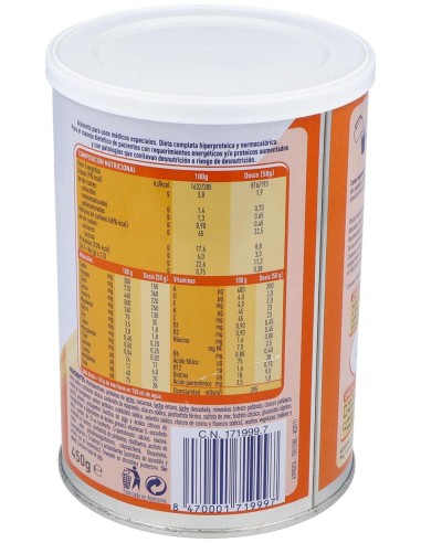 Meritene Extra Vainilla Bote 450Gr.