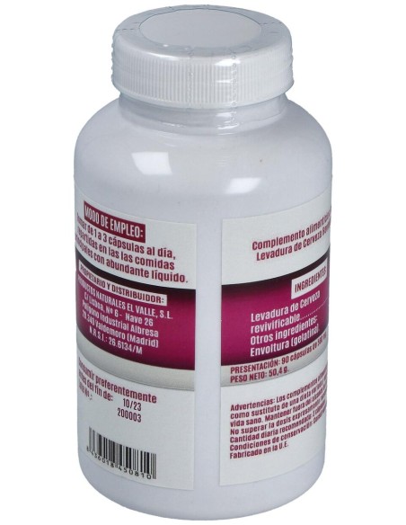 Levadura De Cerveza Revificable 90Cap.