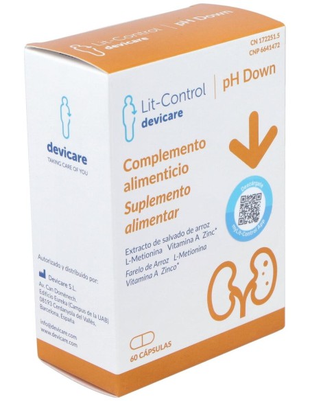 Lit Control Ph Down, 60 Cápsulas