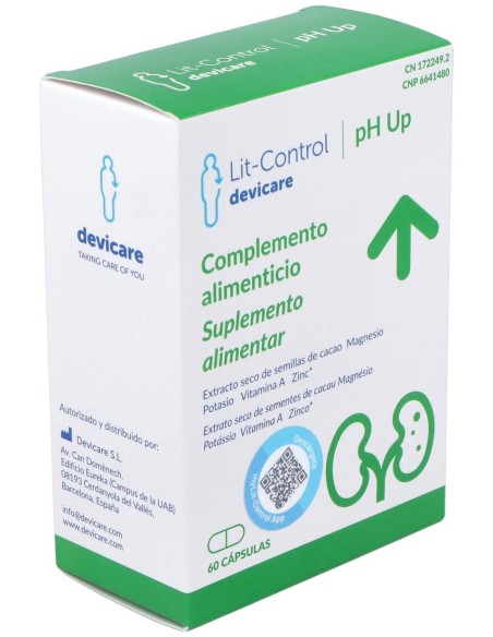 Lit Control Ph Up, 60 Cápsulas