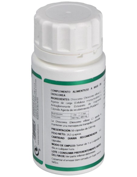 Holofit Discorea ( Wild Yam) 50 Cápsulas