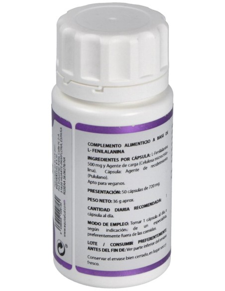 Equisalud L-Fenilalanina 500Mg 50Caps