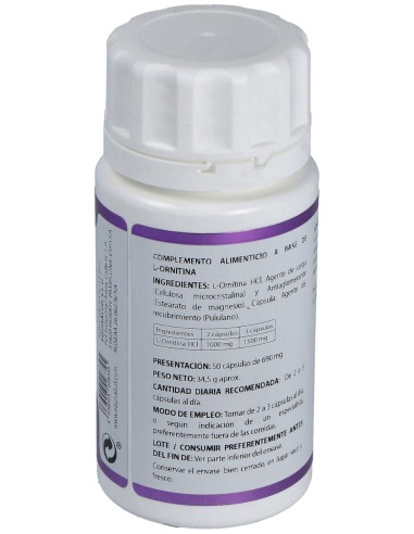 Holomega L-Ornitina 50Cap.