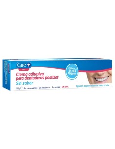 Care+ Crema Adhesiva Dentadura Postiza, 40 G