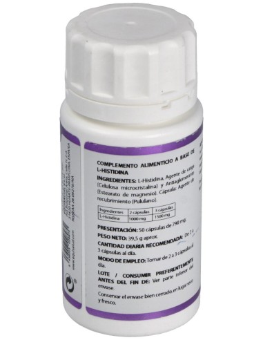 Holomega L- Histidina 50Cáps