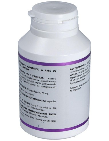 Equisalud Acetil L- Carnitina 500Mg 180Caps