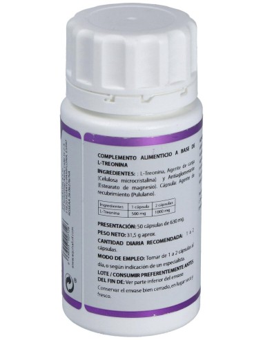 Equisalud L-Treonina 500Mg 50Caps