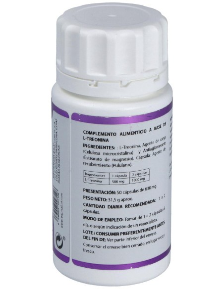 Equisalud L-Treonina 500Mg 50Caps