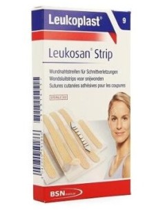 Leukosan Strip Sutura Cutanea Esteril 9 Tiras 2