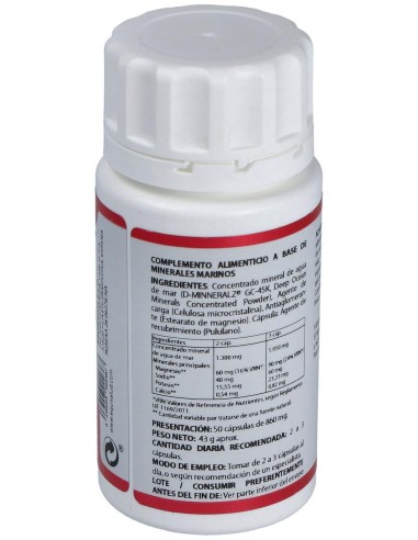 Holomega Agua De Mar Ultraconcentrada 50 Cáp.