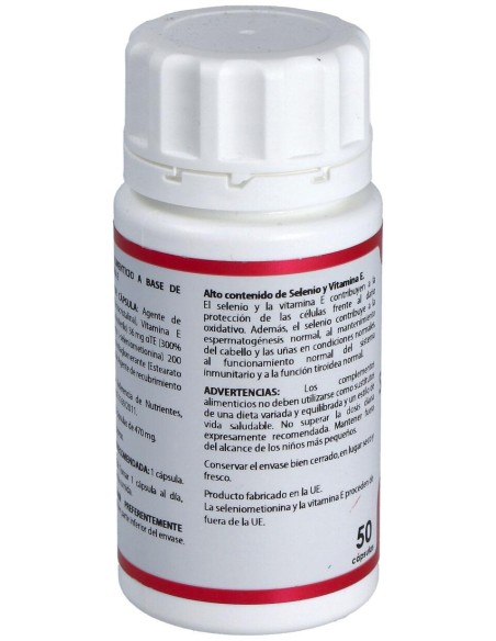 Holomega Seleniometionina Con Vitamina E 50Caps