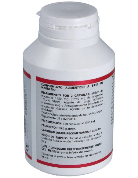 Equisalud Holomega Malato De Magnesio 180Caps