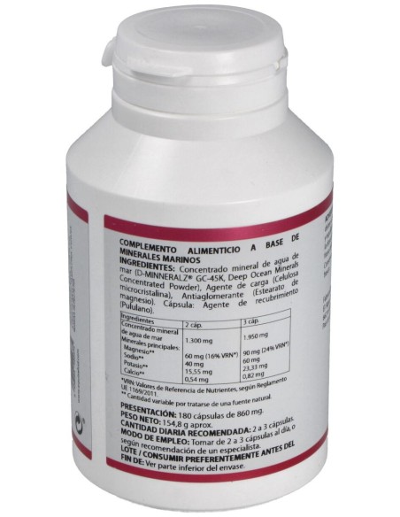 Equisalud Holomega Agua De Mar Ultraconcentrada 180Caps
