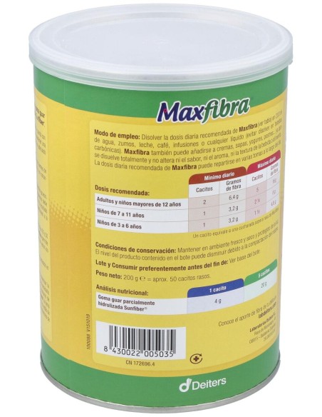 Deiters Maxifibra, 200 Gr