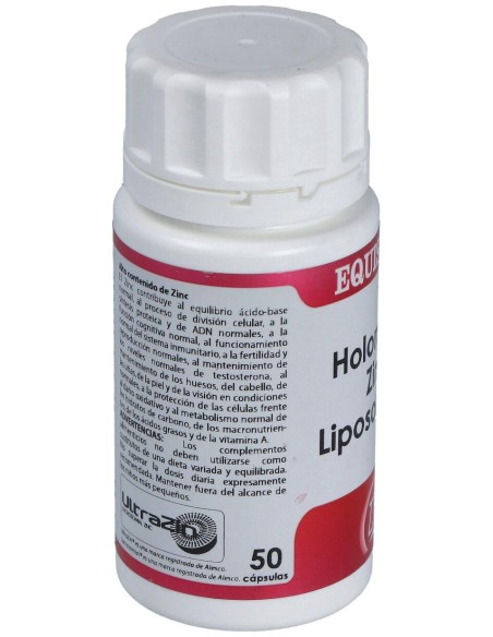 Holomega Zinc Liposomado 50Cap.