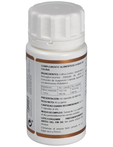 Holovit Colina 300Mg. 50Cap.