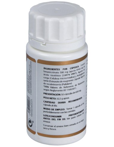 Holovit Niacina No Ruborizante 500Mg. 50Cap.