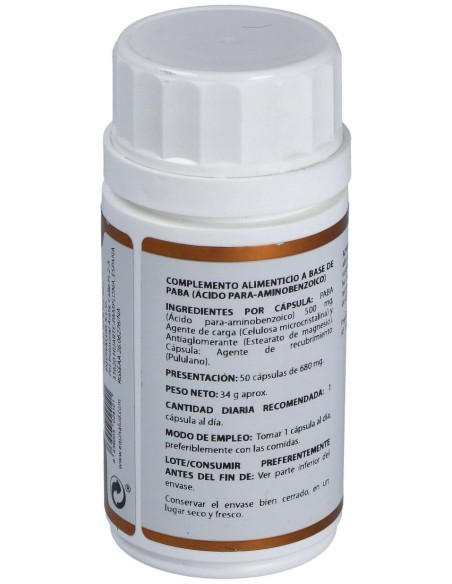 Holovit Paba 500Mg. 50Cap.