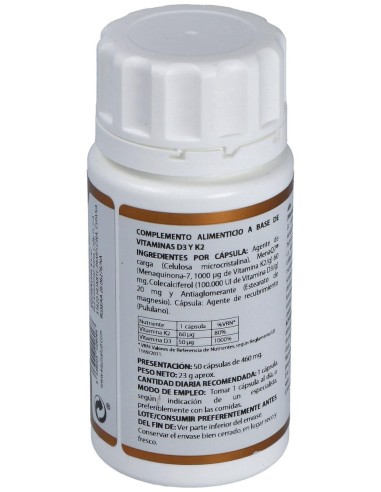 Holovit Vit. D3 2000Ui+K2 60Mcg+Menaquinona 50Cap.